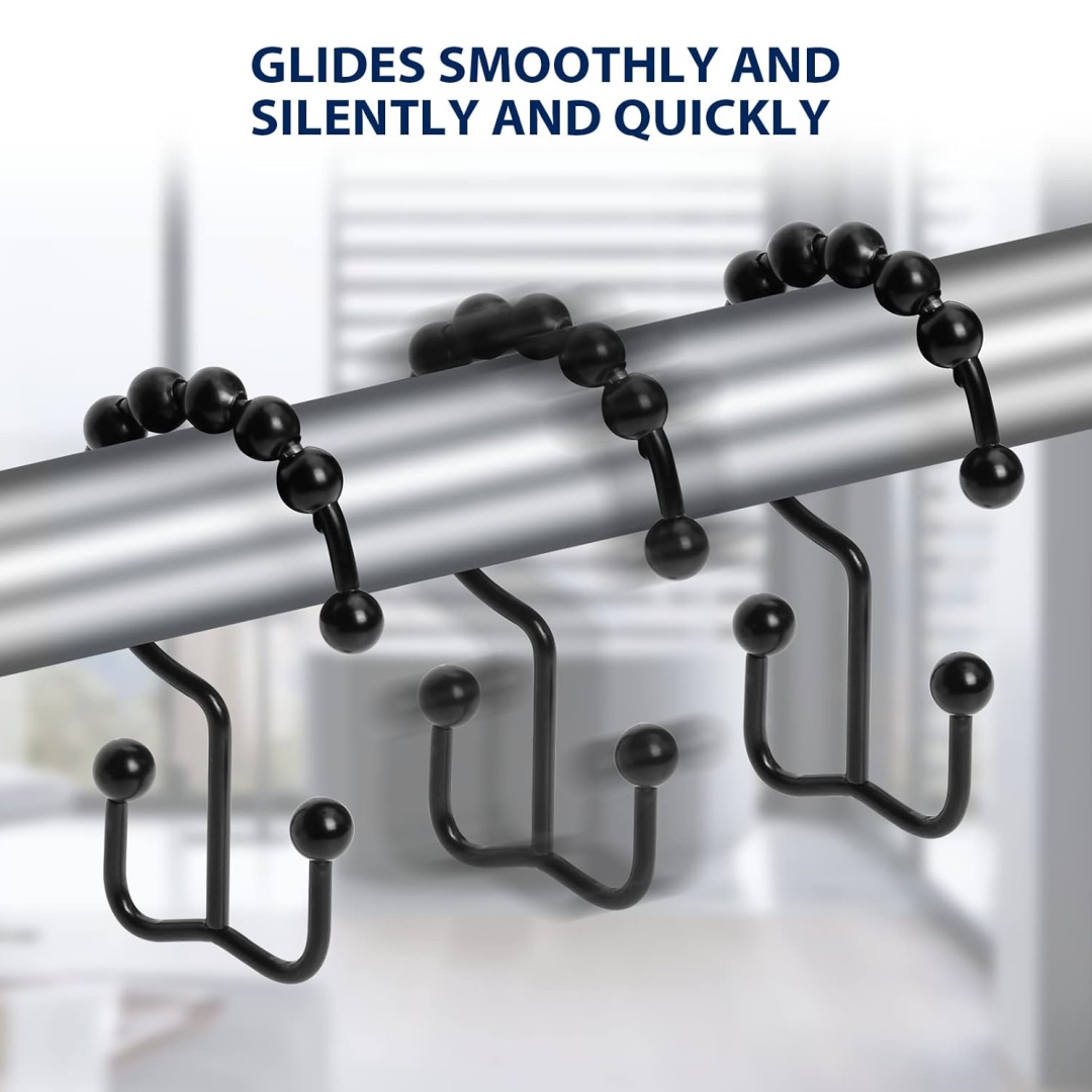 Shower Curtain Hook, Sturdy St - Curtain Rods ulasan dan harga