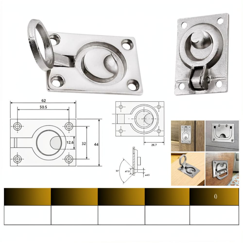 316 Stainless Steel Round Flus - Door Handle ulasan dan harga