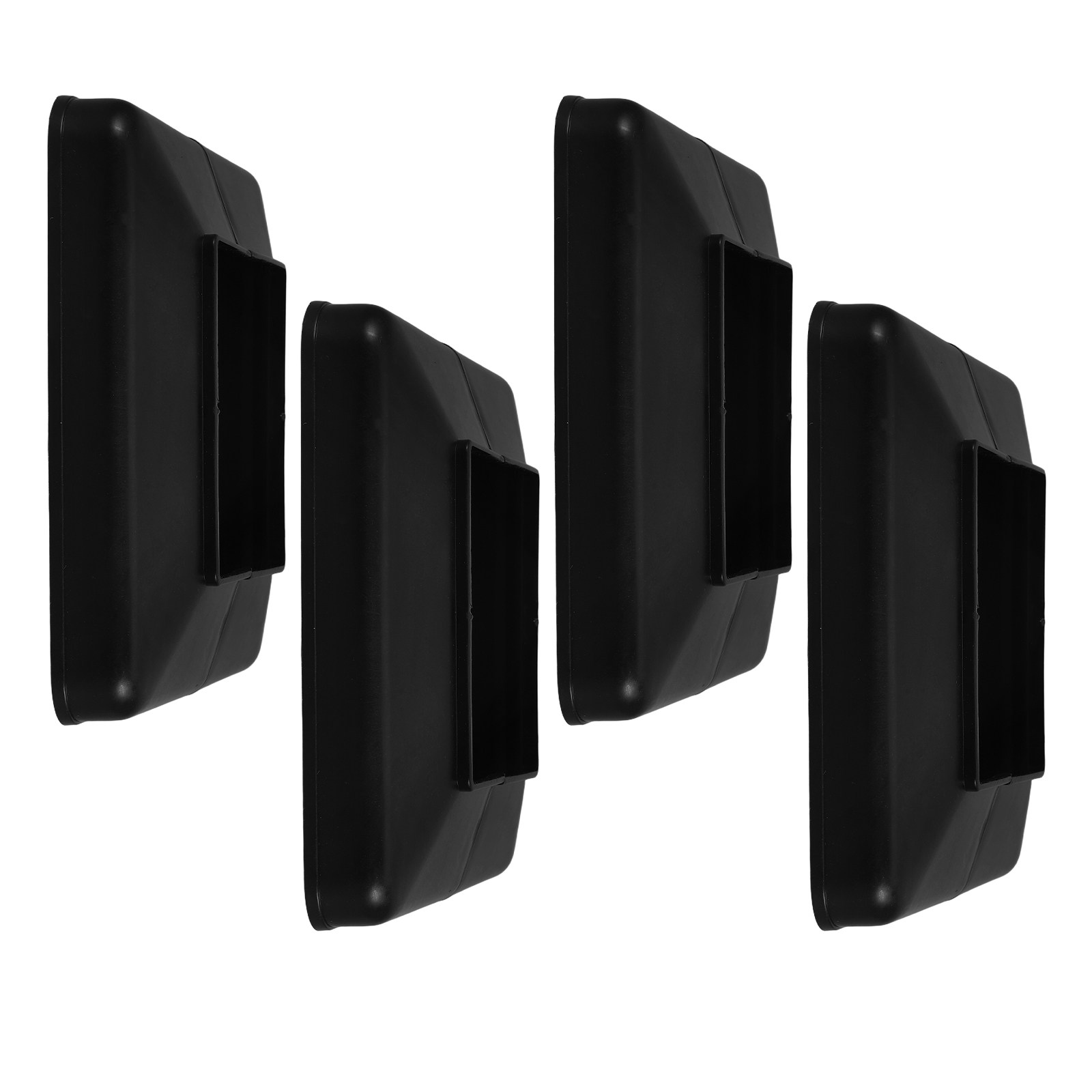 4Pcs Black Deck Post Base Cove - Home Improvement Fence ulasan dan harga
